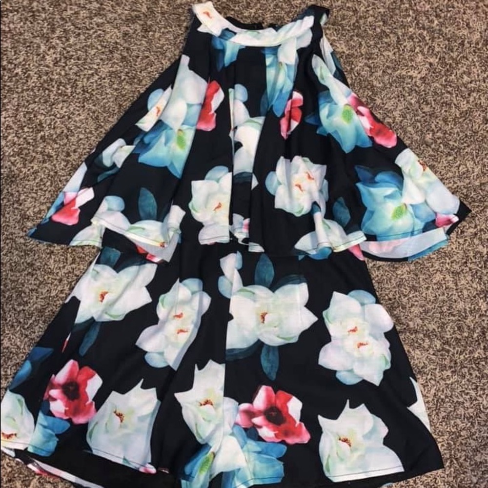 Boutique Flower Romper